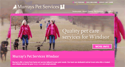 Desktop Screenshot of murrayspetservices.com